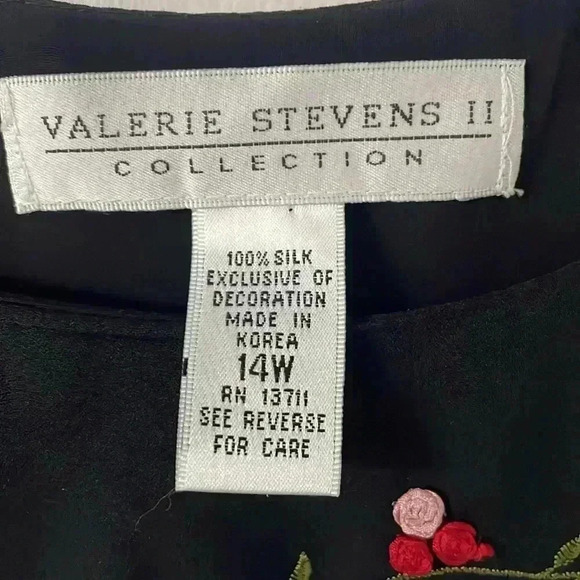 Valerie Steven’s 11 collection pure silk red hot salsa  dress - Picture 5 of 7